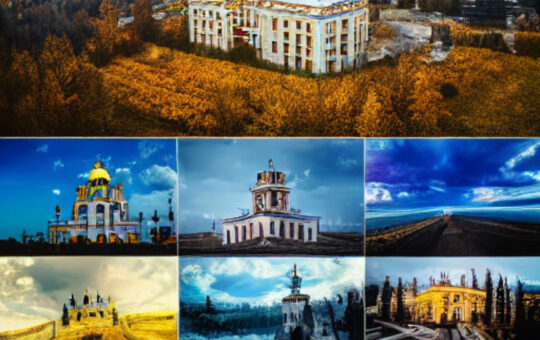 Photo of a ukraine building that was destroyed by Russian weapons. The war has put pressure on businesses while some companies Still Operating In Russia