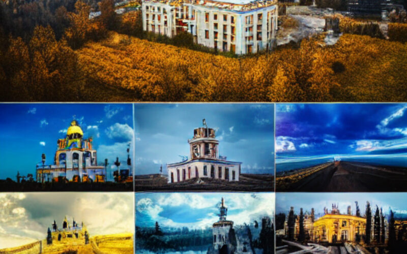Photo of a ukraine building that was destroyed by Russian weapons. The war has put pressure on businesses while some companies Still Operating In Russia